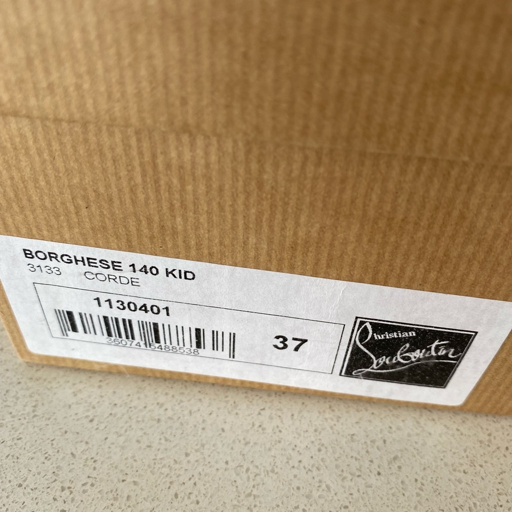 Christian Louboutins borghese cord 37 price to sell ! - Picture 12 of 16